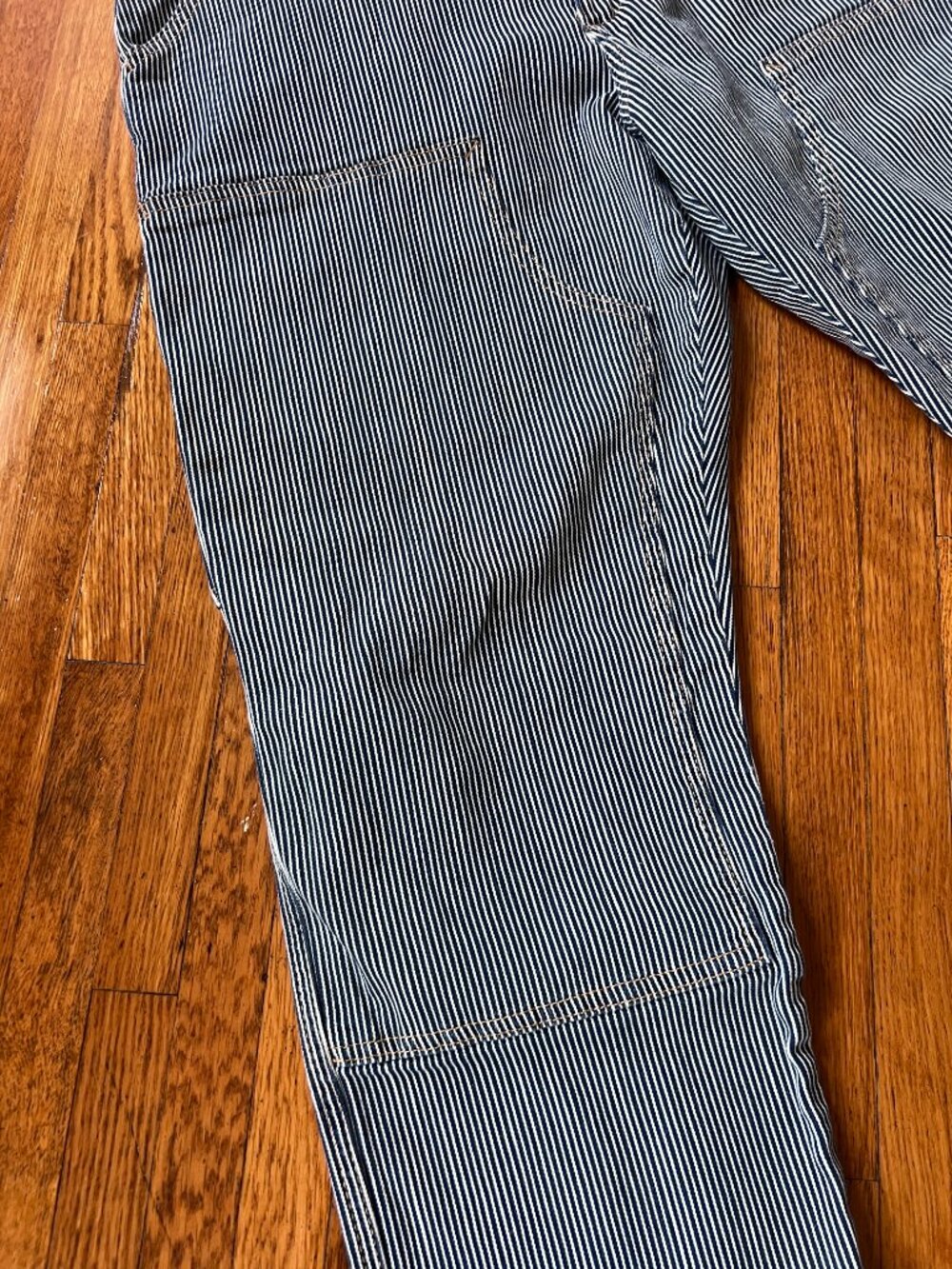 Gap Railroad Double Knee Hickory Straight Leg Carpenter Pants - Men's 34x30 - Picture 6 of 9